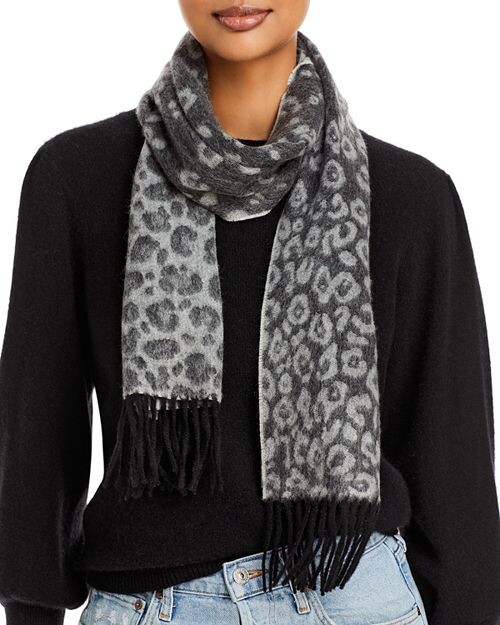 Кашемировый шарф с леопардовым принтом C by Bloomingdale's Cashmere, цвет Silver
Кашемировый шарф с леопардовым принтом C by Bloomingdale's Cashmere, цвет Silver