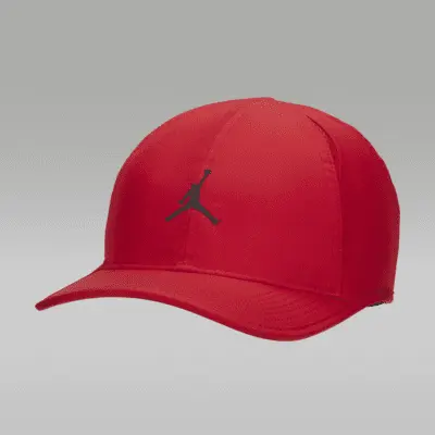 Бейсболка Jordan Dri-FIT Club Unstructured Curved Bill Cap, цвет Gym Red/Black/Black 
Бейсболка Jordan Dri-FIT Club Unstructured Curved Bill Cap, цвет Gym Red/Black/Black