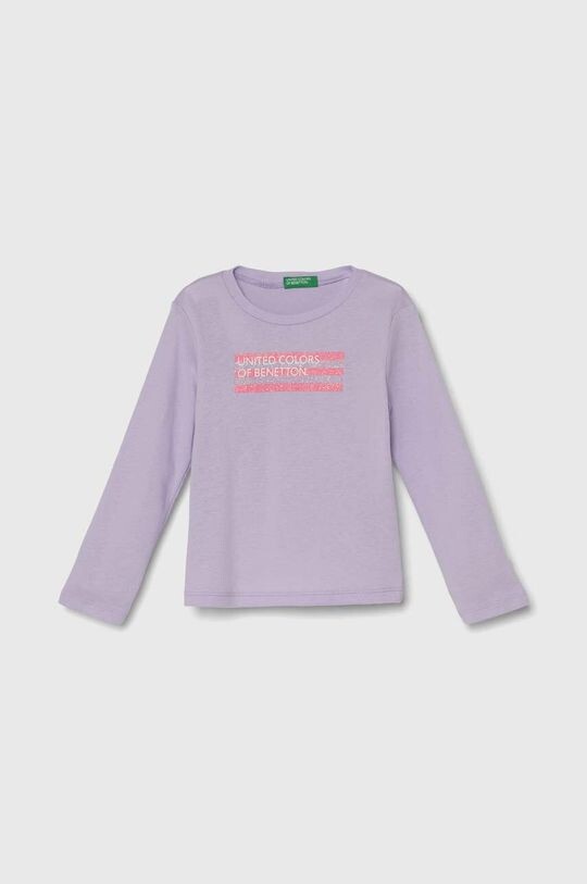United Colors of Benetton Детская хлопковая футболка с длинными рукавами, фиолетовый
United Colors of Benetton Детская хлопковая футболка с длинными рукавами, фиолетовый