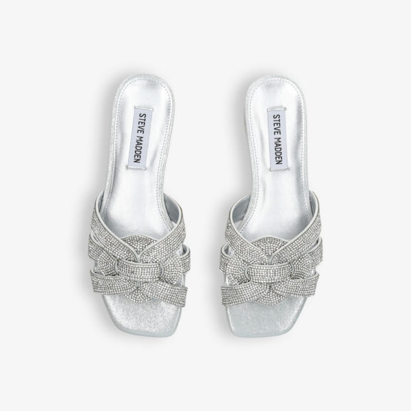 Плетеные босоножки vcay r 968 на плоской подошве, украшенные кристаллами Steve Madden, серебряный
Плетеные босоножки vcay r 968 на плоской подошве, украшенные кристаллами Steve Madden, серебряный