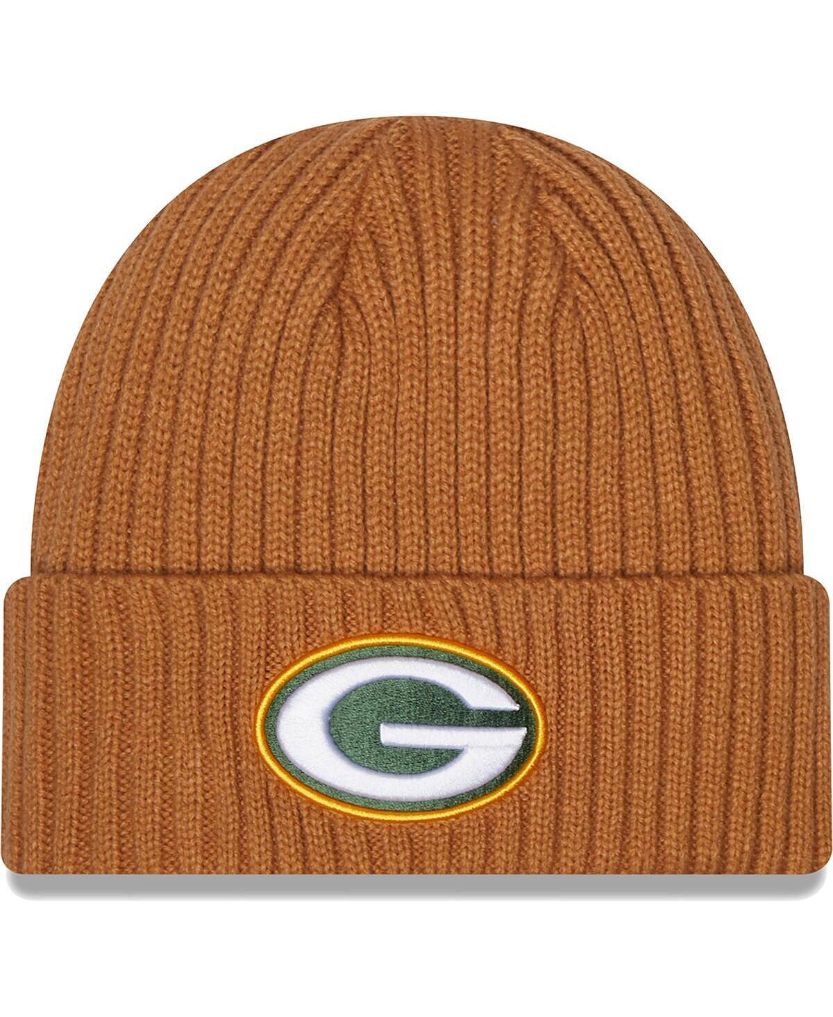 Мужская коричневая классическая вязаная шапка с манжетами Green Bay Packers Core New Era
Мужская коричневая классическая вязаная шапка с манжетами Green Bay Packers Core New Era