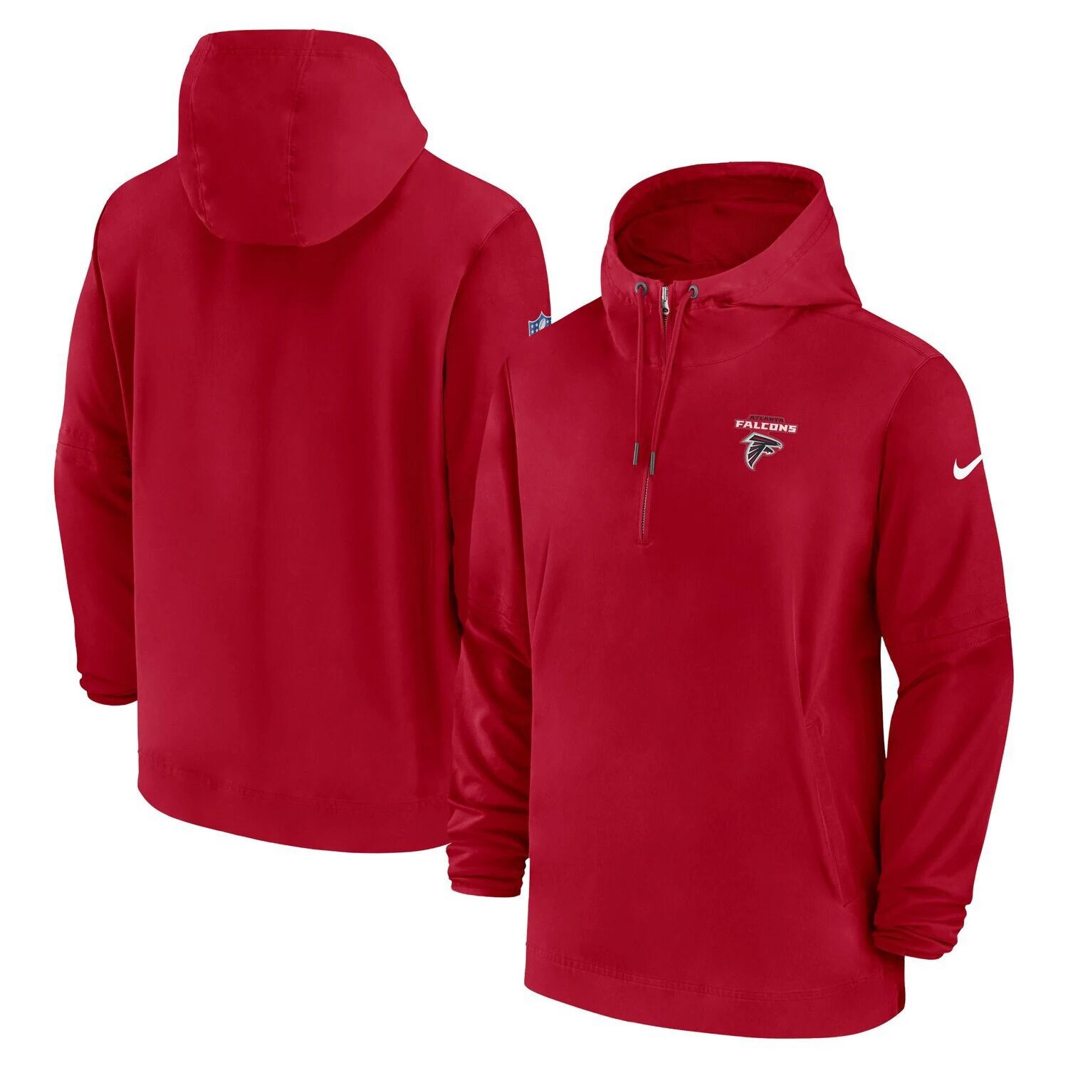 Мужская красная худи с молнией до половины длины Atlanta Falcons Sideline Nike, Красный
Мужская красная худи с молнией до половины длины Atlanta Falcons Sideline Nike, Красный