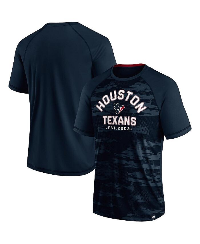 Мужская темно-синяя футболка с логотипом Houston Texans Hail Mary Raglan Fanatics, синий
Мужская темно-синяя футболка с логотипом Houston Texans Hail Mary Raglan Fanatics, синий