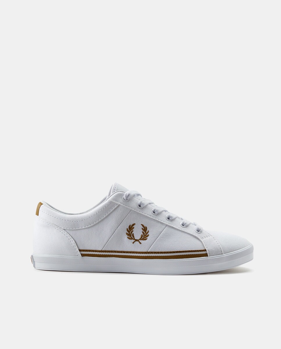 Мужские низкие кеды Baseline из парусины в форме шлема с логотипом Fred Perry, белый
Мужские низкие кеды Baseline из парусины в форме шлема с логотипом Fred Perry, белый