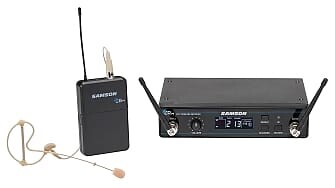 Микрофон Samson Concert 99 Frequency-Agile UHF Wireless Earset Mic System - D Band (542–566 MHz)
Микрофон Samson Concert 99 Frequency-Agile UHF Wireless Earset Mic System - D Band (542–566 MHz)