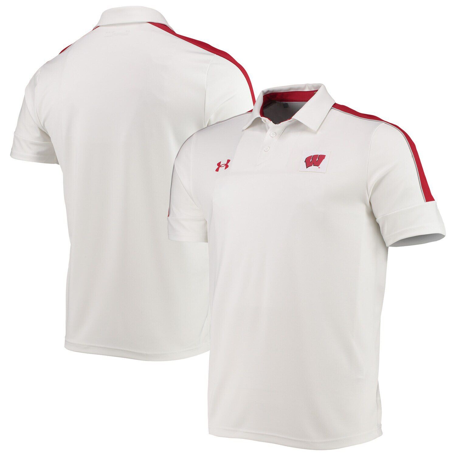 Мужская футболка-поло Under Armour White Wisconsin Badgers Sideline Recruit Performance
Мужская футболка-поло Under Armour White Wisconsin Badgers Sideline Recruit Performance