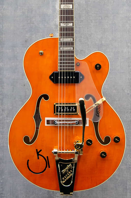 Электрогитара Gretsch G6120 Eddie Cochran Signature Hollow Body w/ Bigsby Western Maple Stain, Оранжевый
Электрогитара Gretsch G6120 Eddie Cochran Signature Hollow Body w/ Bigsby Western Maple Stain, Оранжевый
