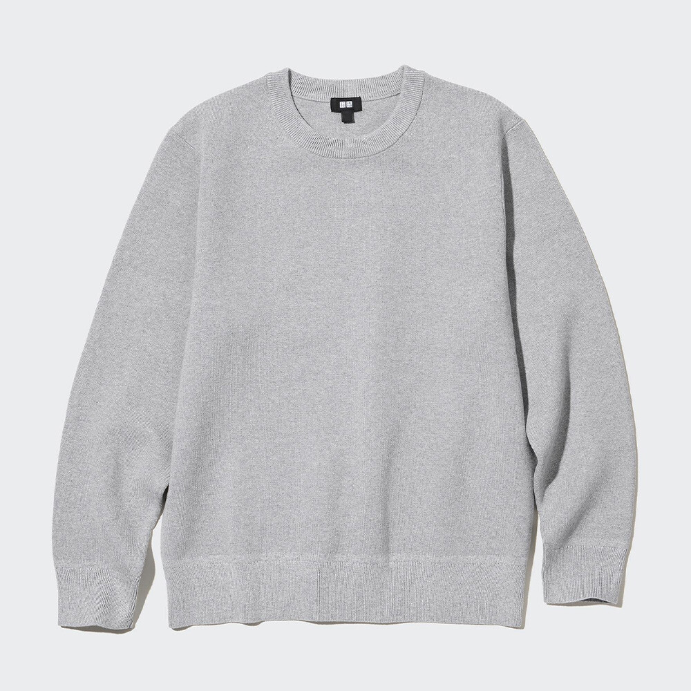 Uniqlo мужской и женский свитер в рубчик с круглым вырезом, верхний свитер с длинными рукавами, свитер
Uniqlo мужской и женский свитер в рубчик с круглым вырезом, верхний свитер с длинными рукавами, свитер
