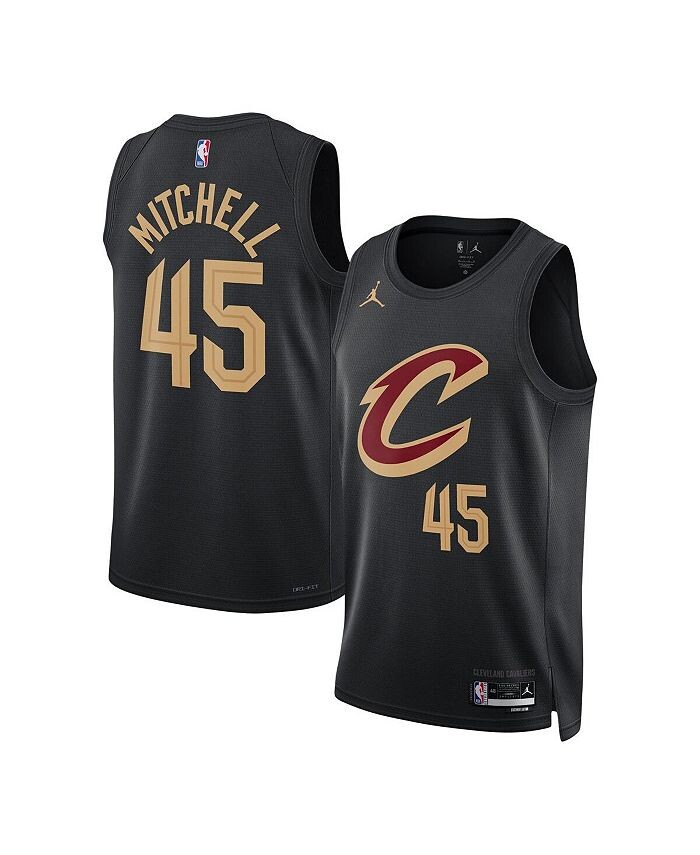 Мужская и женская черная майка бренда Donovan Mitchell Cleveland Cavaliers Swingman — Statement Edition Jordan, черный
Мужская и женская черная майка бренда Donovan Mitchell Cleveland Cavaliers Swingman — Statement Edition Jordan, черный