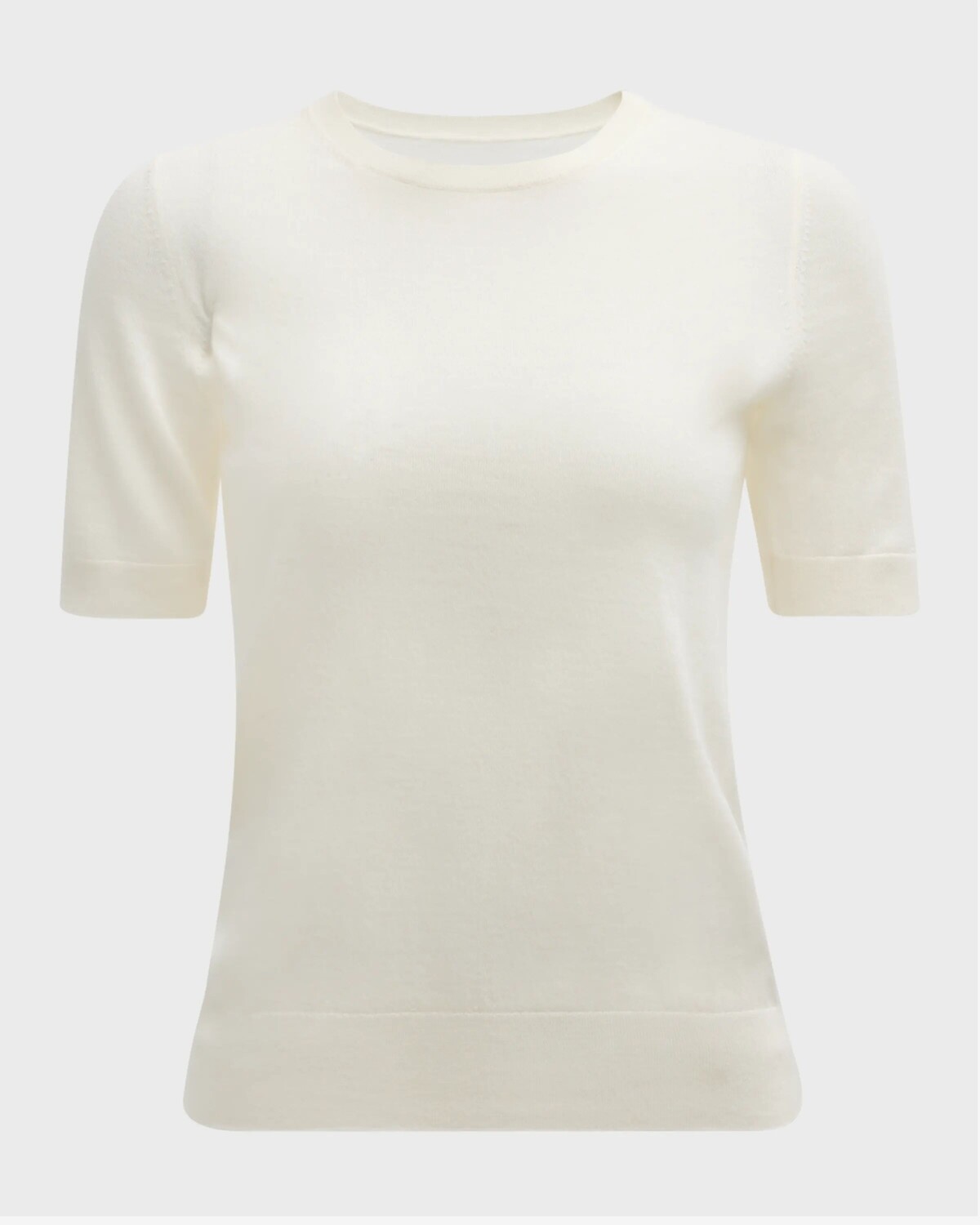 Кашемировый укороченный свитер с круглым вырезом Neiman Marcus Cashmere Collection, цвет Winter White
Кашемировый укороченный свитер с круглым вырезом Neiman Marcus Cashmere Collection, цвет Winter White
