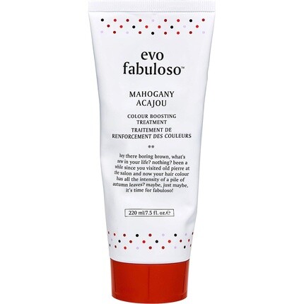 Fabuloso Mahogany Color Boosting Treatment Кондиционер для ухода за окрашенными волосами, 220 мл, 7,5 жидких унций, Evo
Fabuloso Mahogany Color Boosting Treatment Кондиционер для ухода за окрашенными волосами, 220 мл, 7,5 жидких унций, Evo