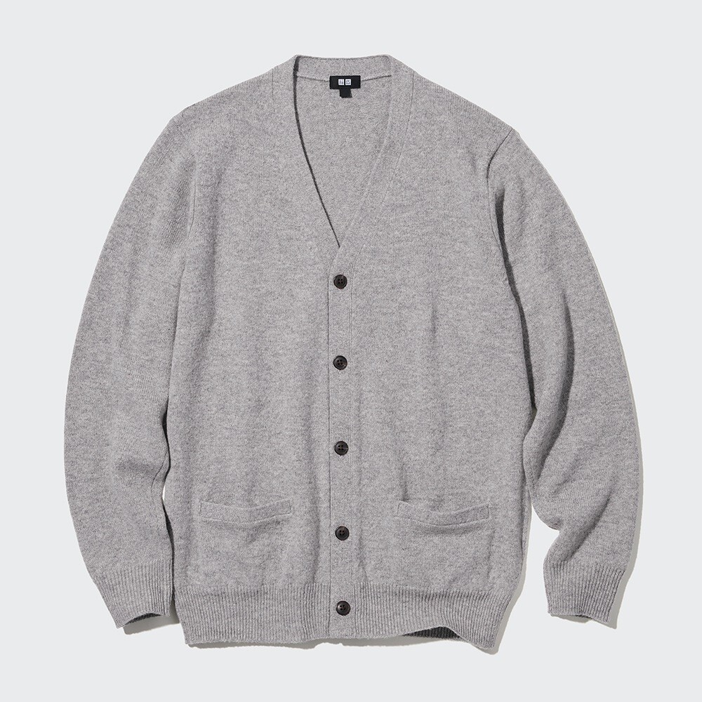 Uniqlo мужской и женский вязаный кардиган из мягкой овечьей шерсти с v-образным вырезом, пальто, свитер кардиган
Uniqlo мужской и женский вязаный кардиган из мягкой овечьей шерсти с v-образным вырезом, пальто, свитер кардиган