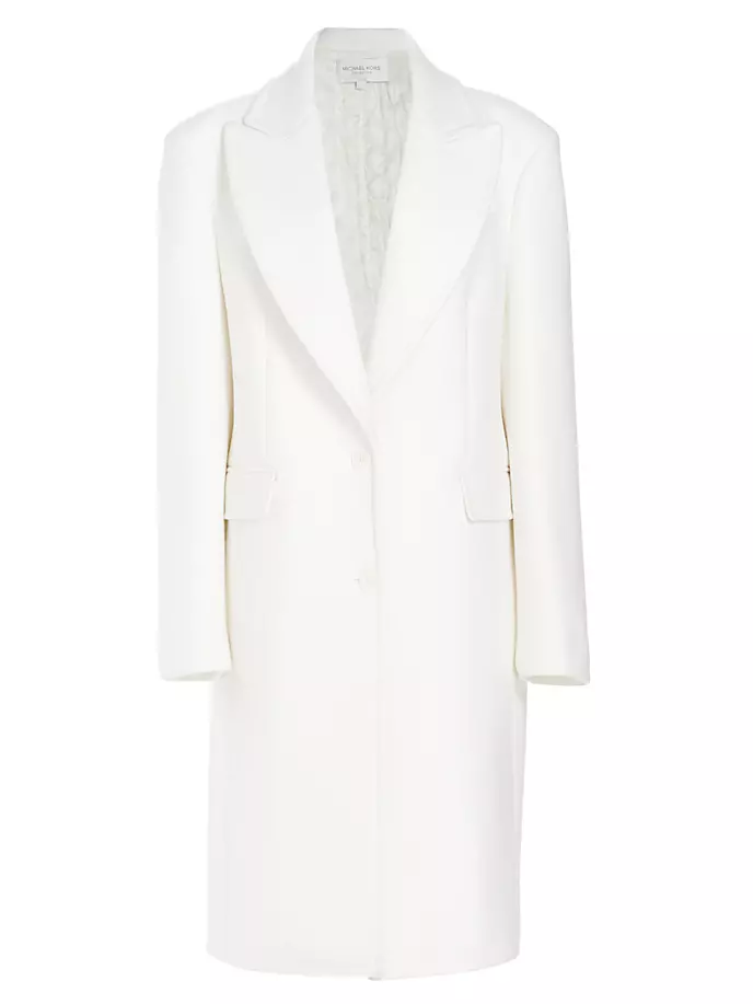Шерстяное пальто Chesterfield Peak Michael Kors Collection, слоновая кость, Бежевый
Шерстяное пальто Chesterfield Peak Michael Kors Collection, слоновая кость, Бежевый