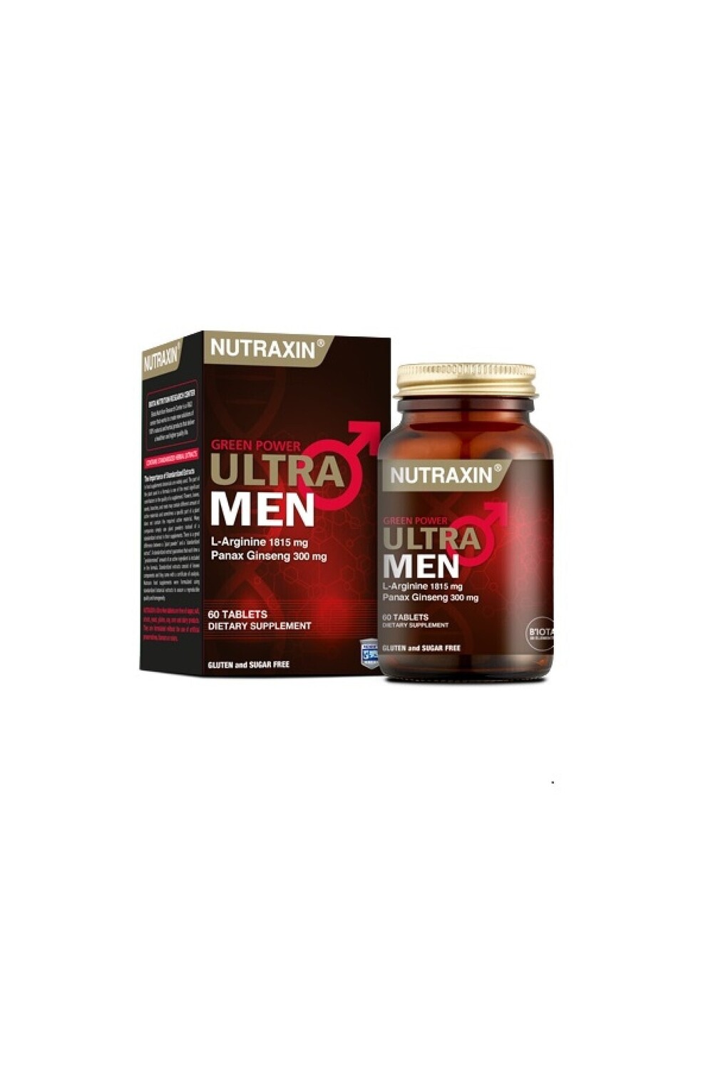 Nutraxin Пищевая добавка Ultra Men Green Power, содержащая растительные экстракты, 60 таблеток
Nutraxin Пищевая добавка Ultra Men Green Power, содержащая растительные экстракты, 60 таблеток