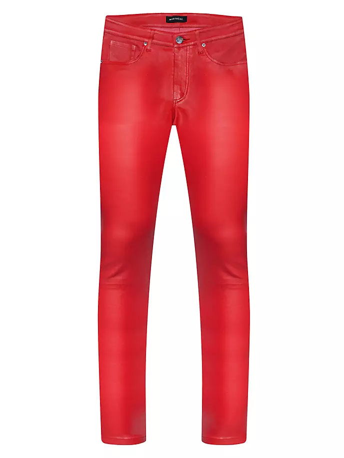 Кожаные джинсы скинни Greyson со средней посадкой Monfrère, цвет scarlet leather
Кожаные джинсы скинни Greyson со средней посадкой Monfrère, цвет scarlet leather