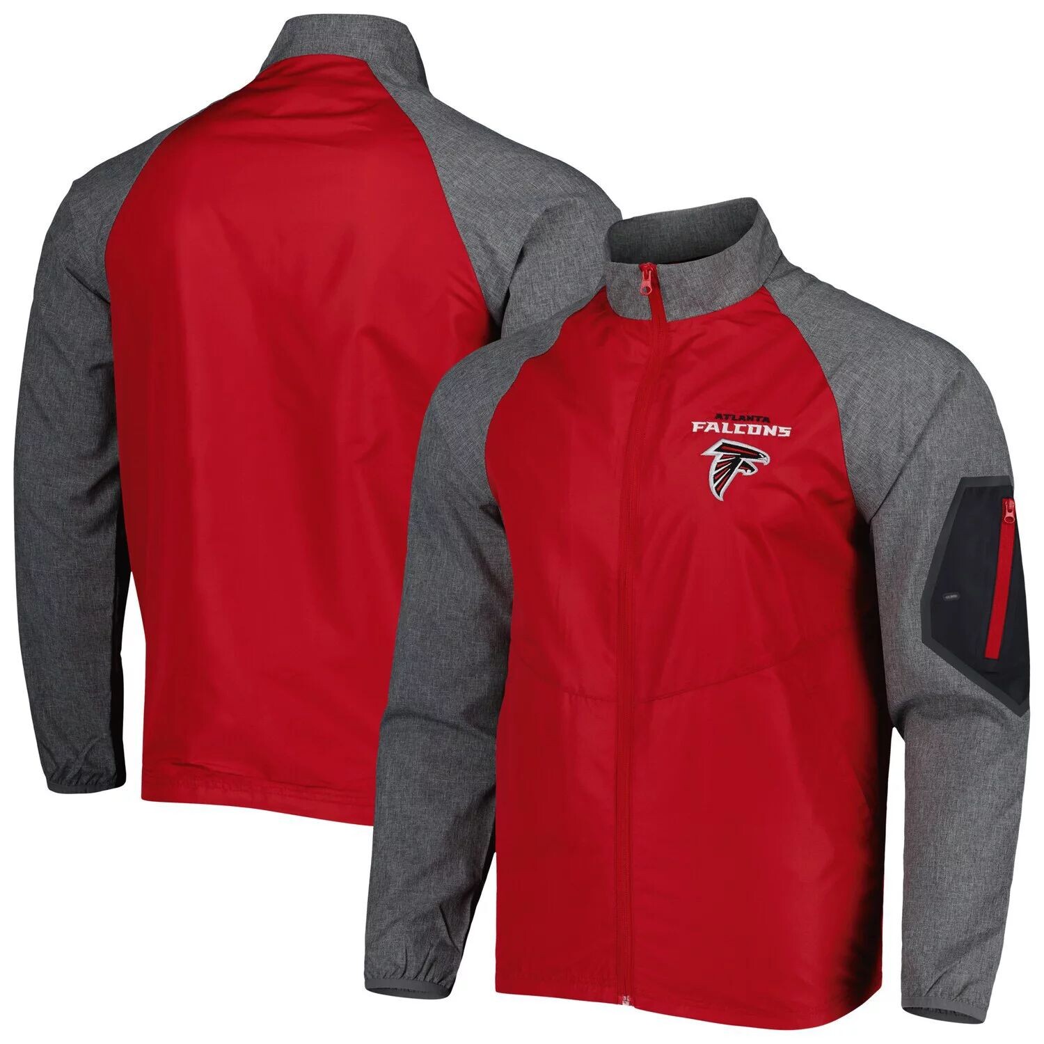 Мужская ветровка с молнией во всю длину Dunbrooke Red Atlanta Falcons Hurricane Raglan
Мужская ветровка с молнией во всю длину Dunbrooke Red Atlanta Falcons Hurricane Raglan