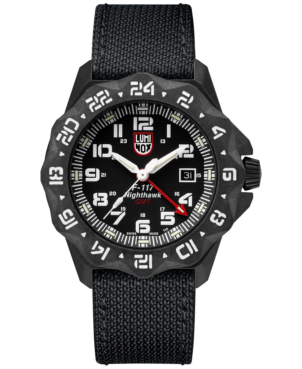 Мужские швейцарские часы F-11 Nighthawk Pilot GMT с черным кевларовым ремешком, 44 мм Luminox
Мужские швейцарские часы F-11 Nighthawk Pilot GMT с черным кевларовым ремешком, 44 мм Luminox