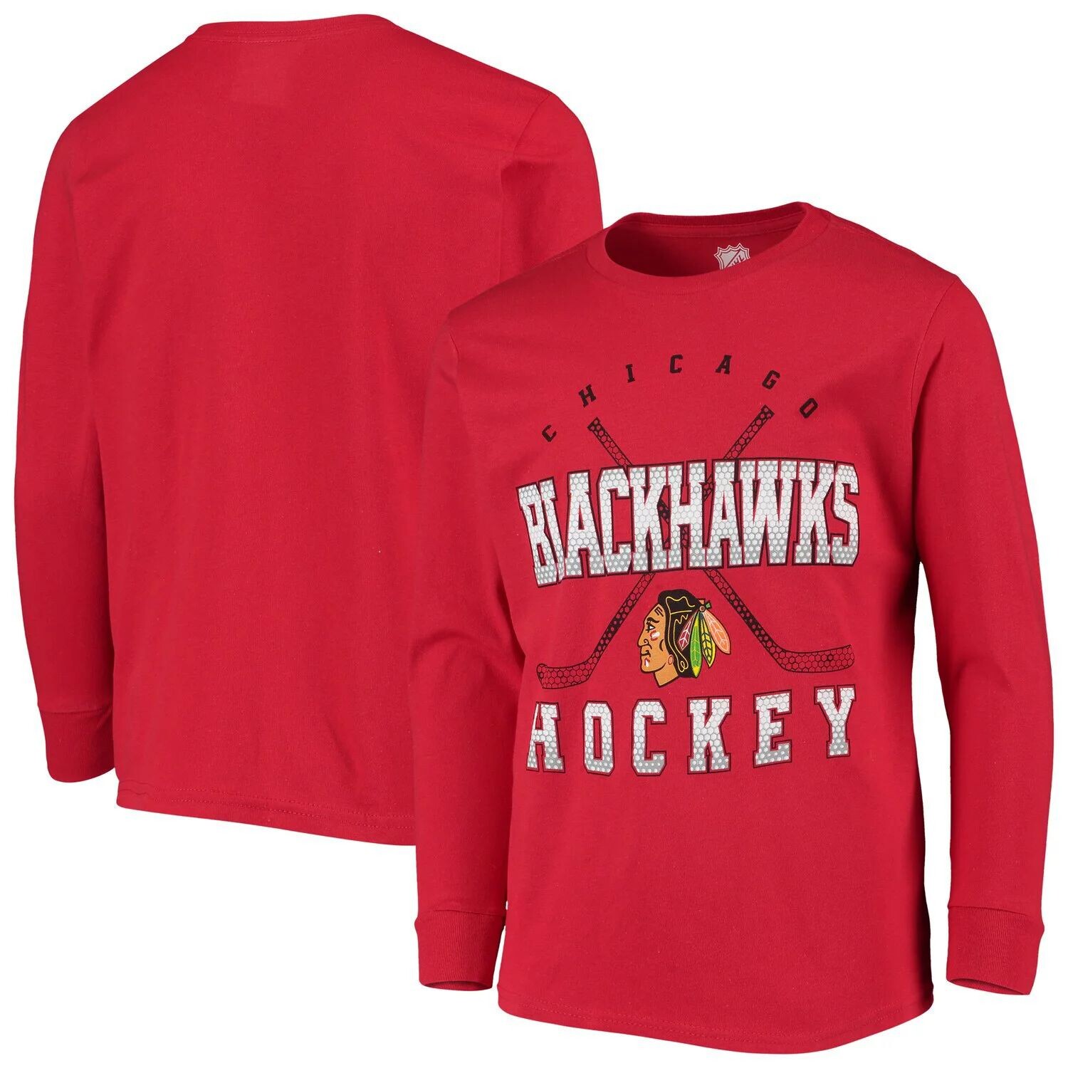 Молодежная красная футболка с длинным рукавом в цифровом формате Chicago Blackhawks Outerstuff
Молодежная красная футболка с длинным рукавом в цифровом формате Chicago Blackhawks Outerstuff