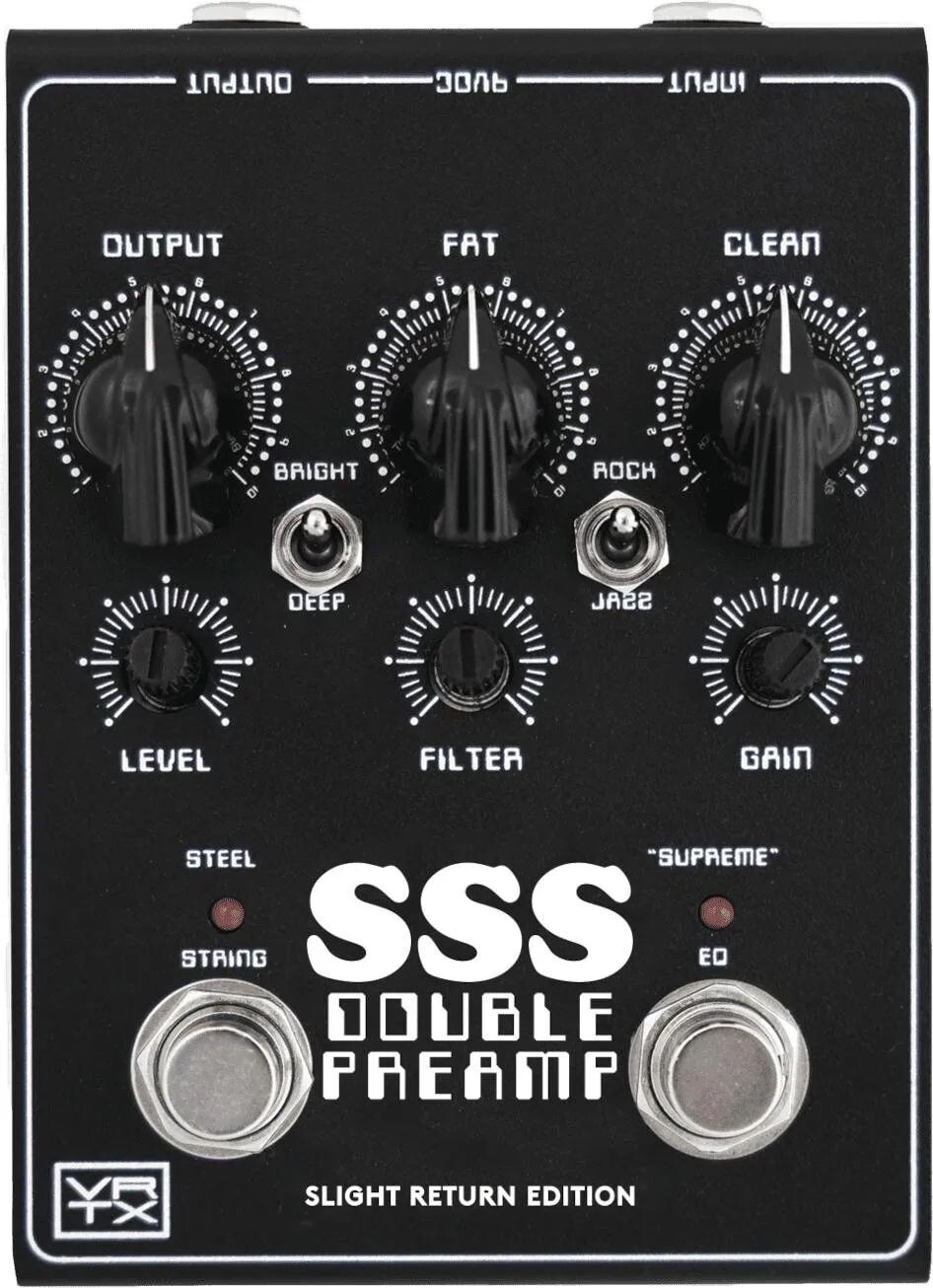 Педаль с двойным предусилителем Vertex Effects Steel String Supreme Slight Return Edition
Педаль с двойным предусилителем Vertex Effects Steel String Supreme Slight Return Edition