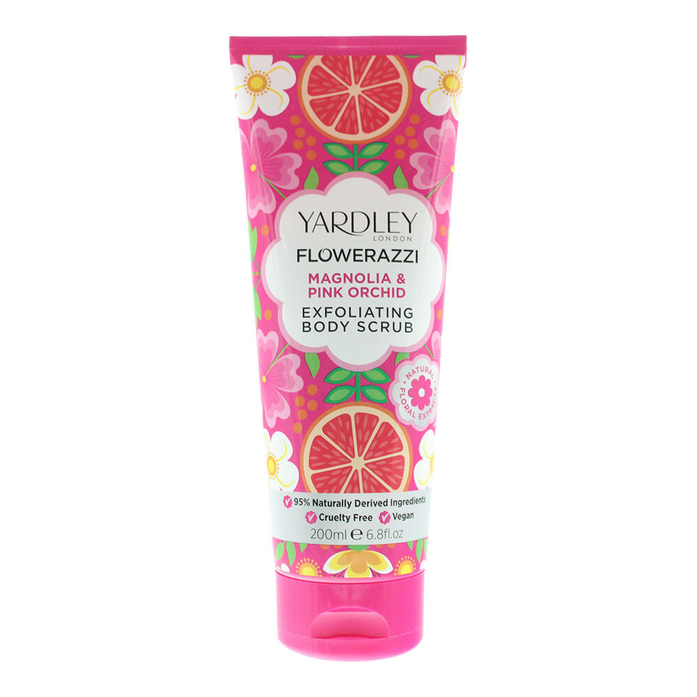 Скраб для тела Flowerazzi Magnolia & Pink Orchid Body Scrub Yardley London, 200 мл
Скраб для тела Flowerazzi Magnolia & Pink Orchid Body Scrub Yardley London, 200 мл
