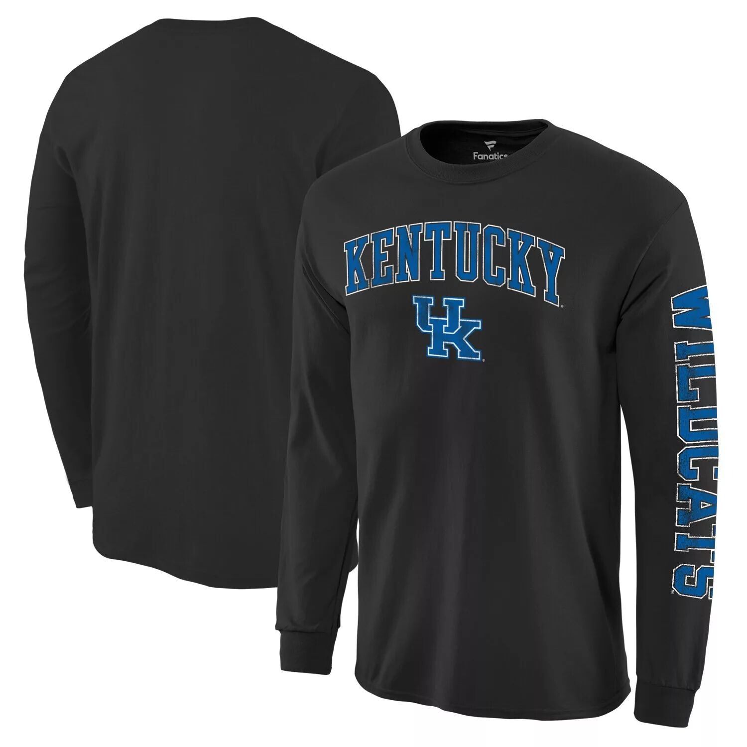 Мужская черная футболка с длинными рукавами и логотипом Kentucky Wildcats Fanatics, Черный
Мужская черная футболка с длинными рукавами и логотипом Kentucky Wildcats Fanatics, Черный