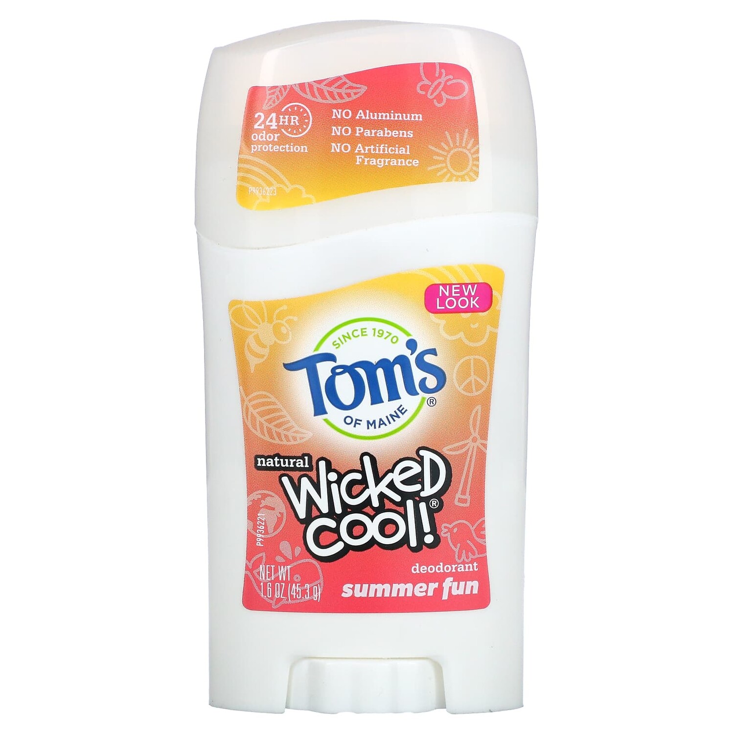 Wicked Cool, натуральный дезодорант, летние развлечения, 45,3 г (1,6 унции), Tom's of Maine
Wicked Cool, натуральный дезодорант, летние развлечения, 45,3 г (1,6 унции), Tom's of Maine