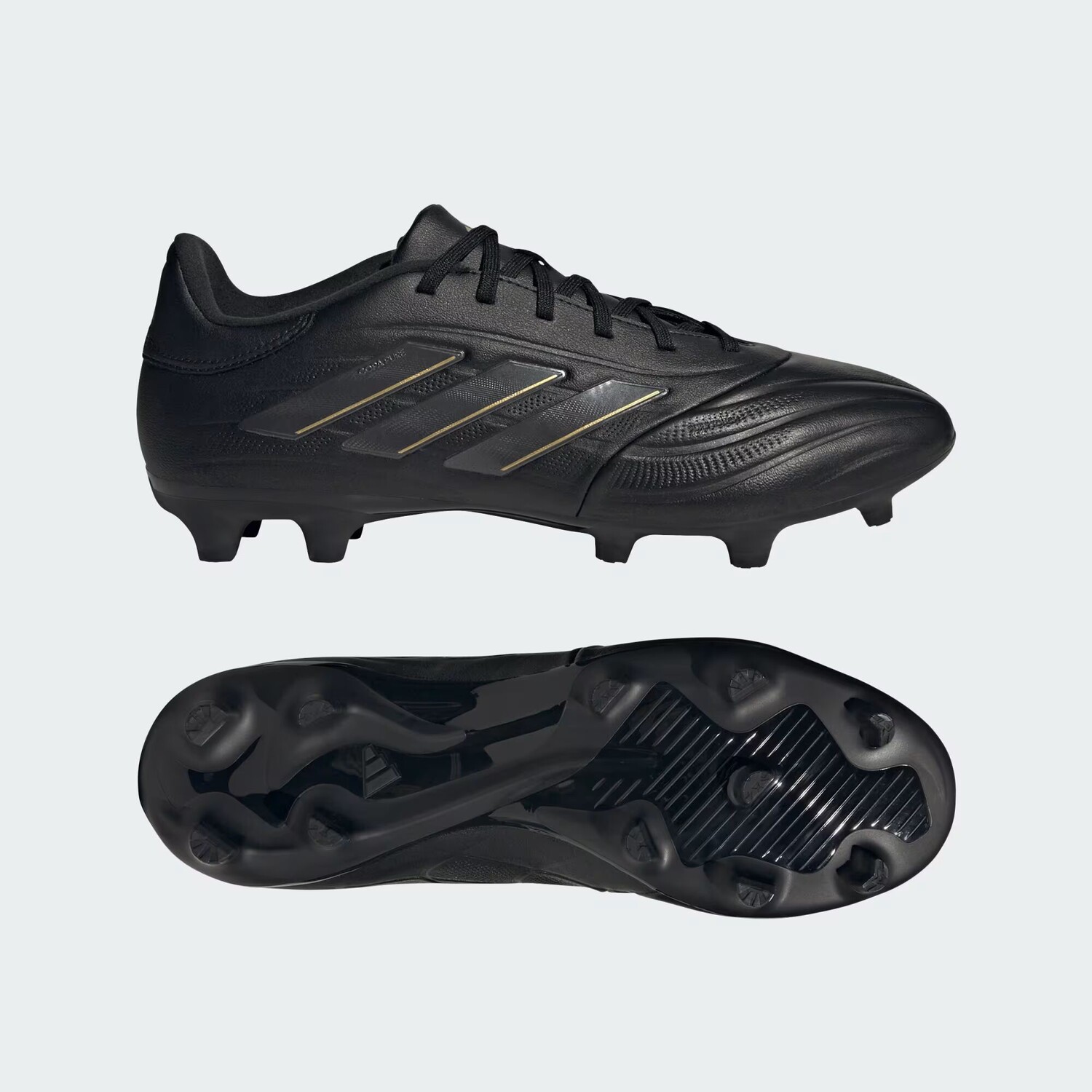 Футбольные бутсы Copa Pure 2 League с твердым покрытием Adidas, цвет Core Black/Carbon/Gold Metallic
Футбольные бутсы Copa Pure 2 League с твердым покрытием Adidas, цвет Core Black/Carbon/Gold Metallic