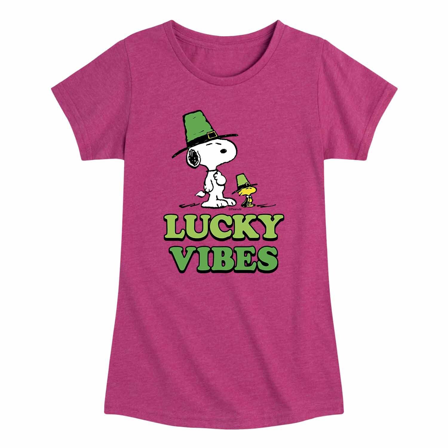 Футболка Peanuts Lucky Vibes Snoopy для девочек 7–16 лет с рисунком Licensed Character
Футболка Peanuts Lucky Vibes Snoopy для девочек 7–16 лет с рисунком Licensed Character