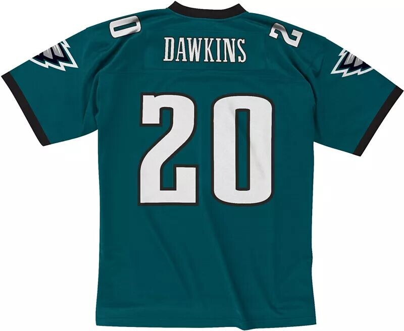 Мужская футболка Mitchell & Ness Philadelphia Eagles Brian Dawkins # 20 1996 года, зеленая футболка с возвратом
Мужская футболка Mitchell & Ness Philadelphia Eagles Brian Dawkins # 20 1996 года, зеленая футболка с возвратом