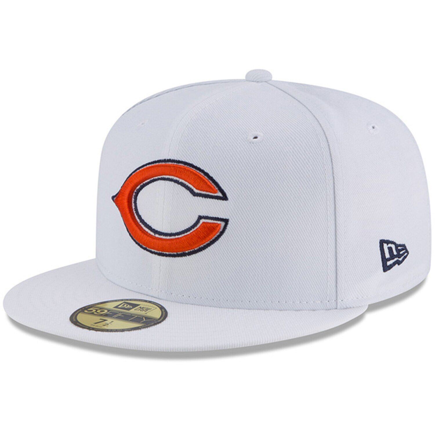 Мужская приталенная кепка New Era White Chicago Bears Primary Logo Omaha 59FIFTY
Мужская приталенная кепка New Era White Chicago Bears Primary Logo Omaha 59FIFTY