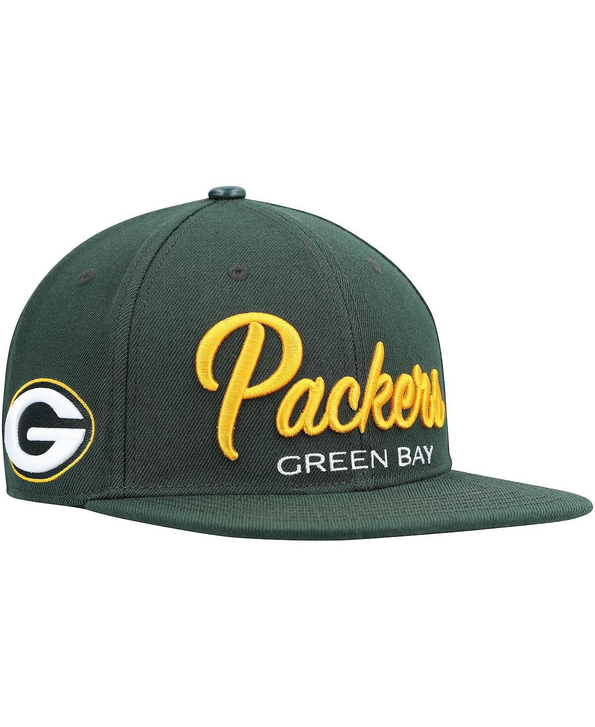 Мужская зеленая кепка Snapback Green Bay Packers с надписью и надписью Pro Standard
Мужская зеленая кепка Snapback Green Bay Packers с надписью и надписью Pro Standard