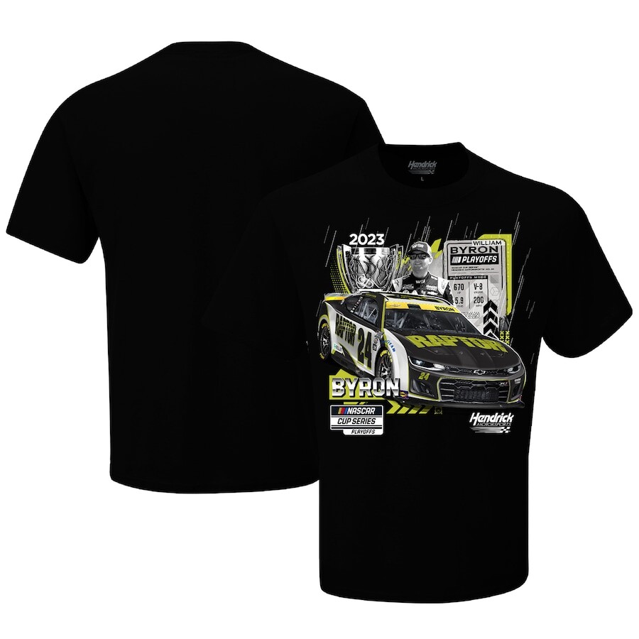 Футболка с коротким рукавом Hendrick Motorsports Team Collection William Byron, черный
Футболка с коротким рукавом Hendrick Motorsports Team Collection William Byron, черный