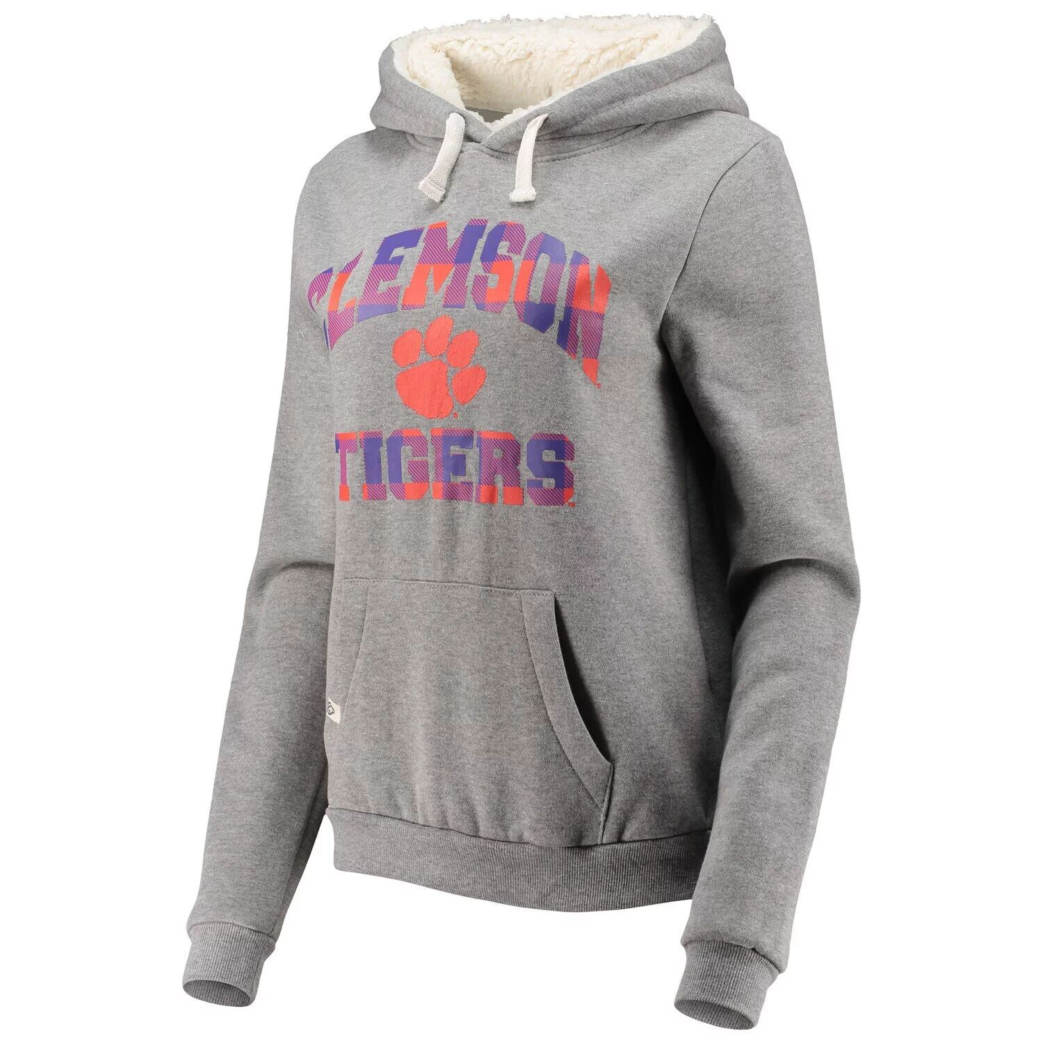 Женский клетчатый пуловер из шерпы с капюшоном Colosseum Heathered Grey Clemson Tigers Colosseum
Женский клетчатый пуловер из шерпы с капюшоном Colosseum Heathered Grey Clemson Tigers Colosseum