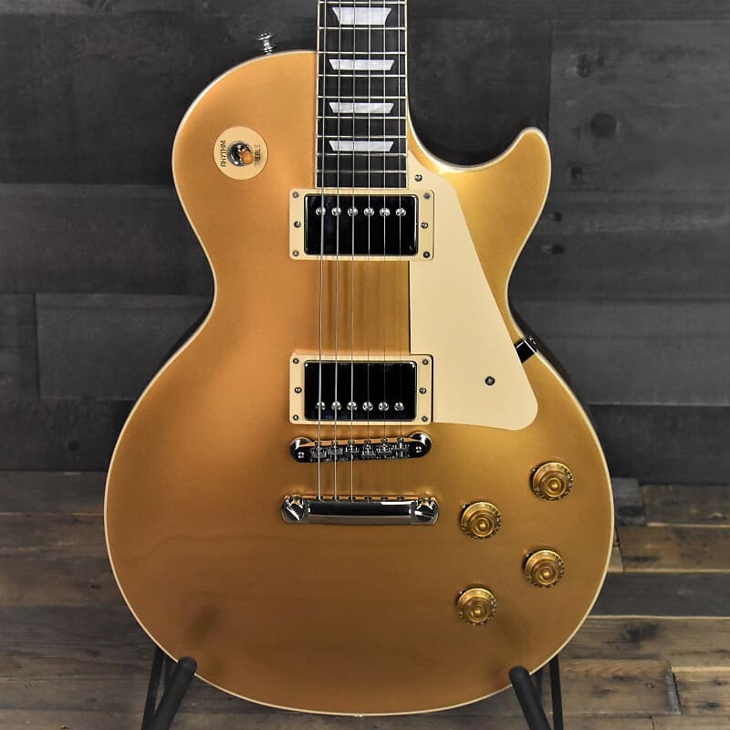 Электрогитара Gibson Les Paul Standard '50s Gold Top with Hard Shell Case SN: 0279
Электрогитара Gibson Les Paul Standard '50s Gold Top with Hard Shell Case SN: 0279