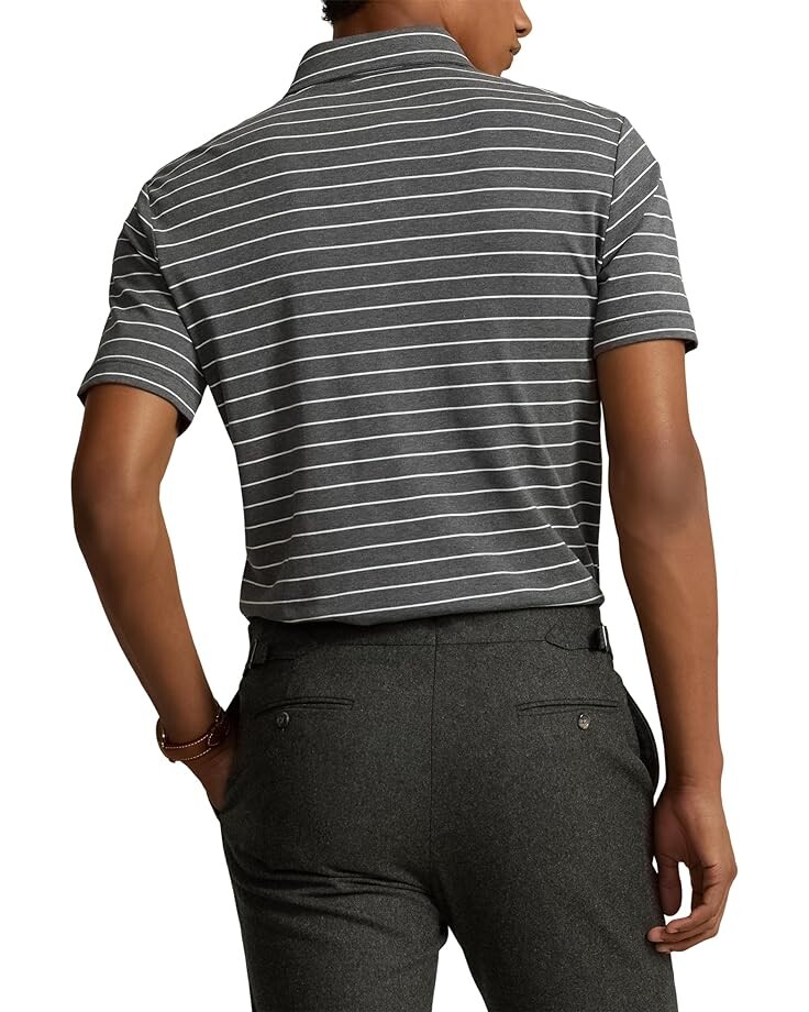 Поло Polo Ralph Lauren Classic Fit Striped Soft Cotton Polo Shirt, цвет Barclay Heather/White
Поло Polo Ralph Lauren Classic Fit Striped Soft Cotton Polo Shirt, цвет Barclay Heather/White