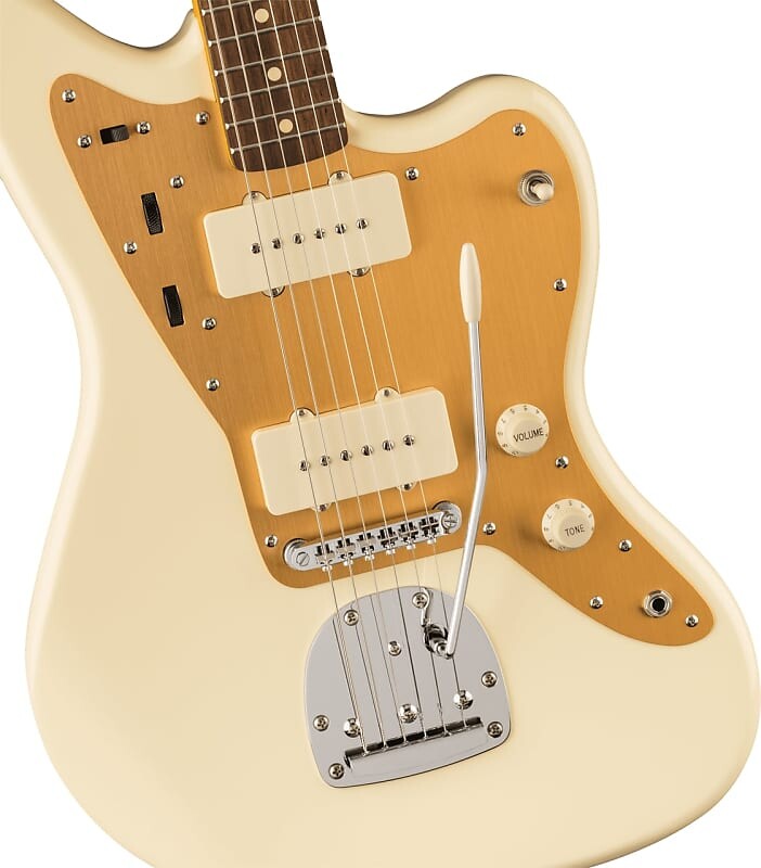 Электрогитара Squier - J Mascis Signature - Jazzmaster Electric Guitar - Laurel Fingerboard - Vintage White w/ Gold Anodized Pickguard
Электрогитара Squier - J Mascis Signature - Jazzmaster Electric Guitar - Laurel Fingerboard - Vintage White w/ Gold Anodized Pickguard