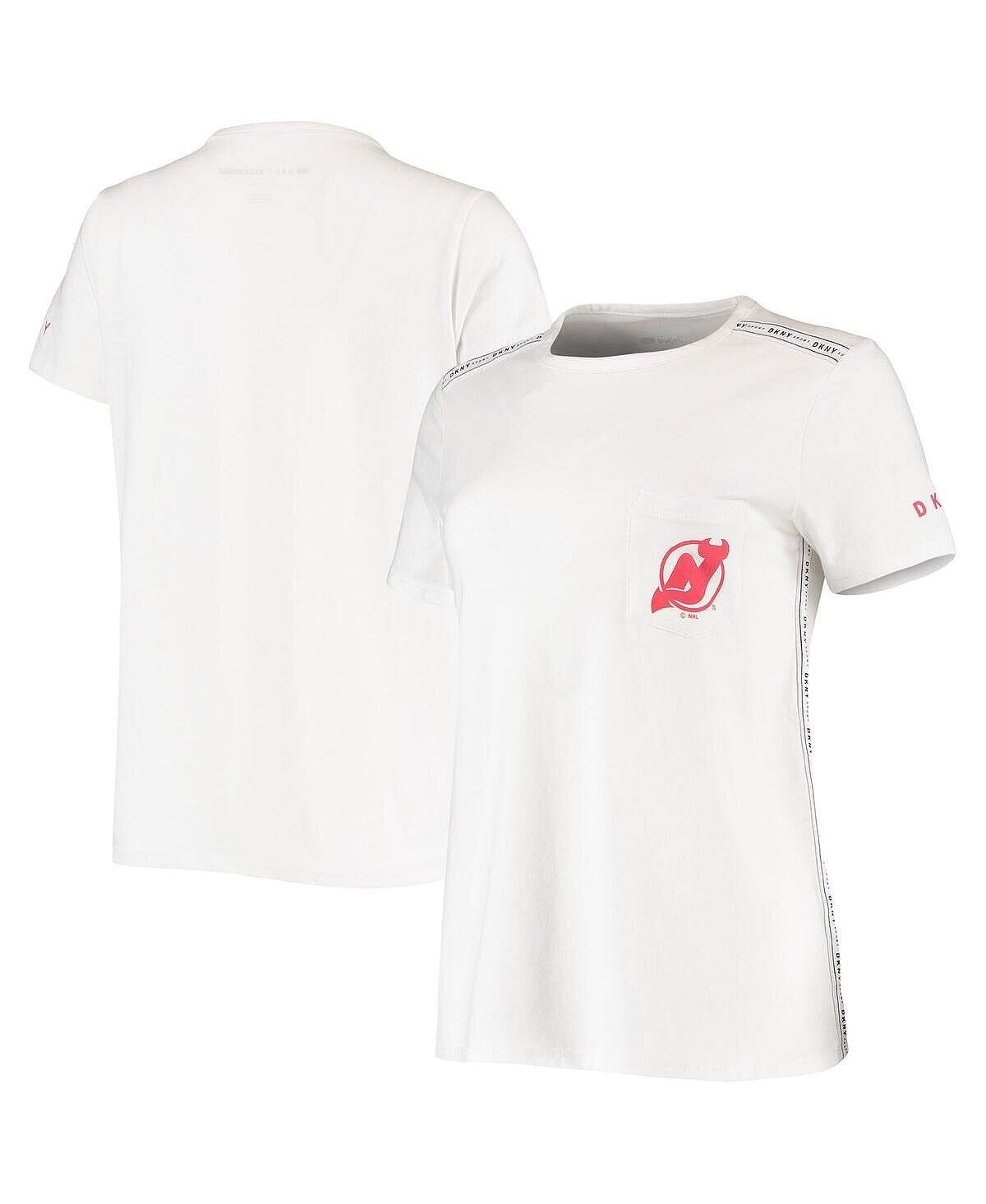 Женская белая спортивная футболка Tri-Blend с короткими рукавами New Jersey Devils DKNY, белый
Женская белая спортивная футболка Tri-Blend с короткими рукавами New Jersey Devils DKNY, белый