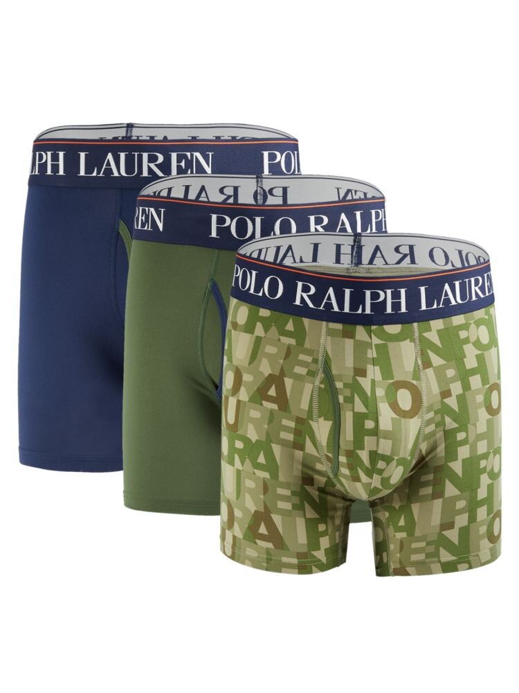 Комплект из 3 трусов-боксеров с 4D-флексом и логотипом Polo Ralph Lauren, цвет Cruise Navy Green
Комплект из 3 трусов-боксеров с 4D-флексом и логотипом Polo Ralph Lauren, цвет Cruise Navy Green
