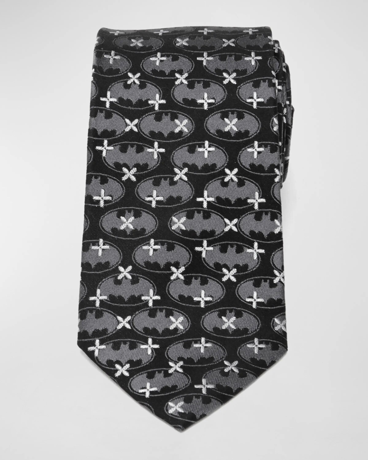 Мужской шелковый галстук с изображением Бэтмена Cufflinks Inc., цвет Black
Мужской шелковый галстук с изображением Бэтмена Cufflinks Inc., цвет Black