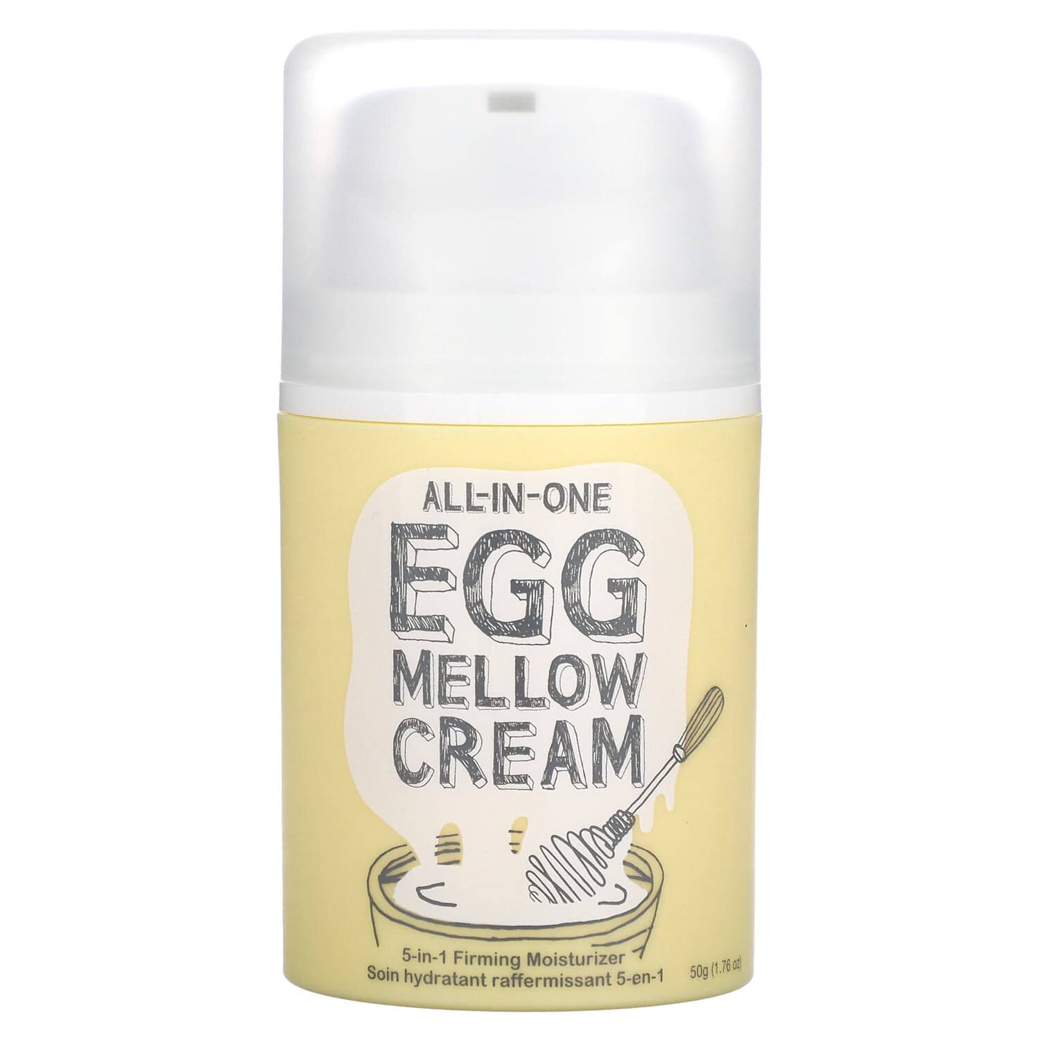 All-in-One Egg Mellow, крем 5-в-1 для увлажнения и повышения упругости, 50 г (1,76 унции), Too Cool for School
All-in-One Egg Mellow, крем 5-в-1 для увлажнения и повышения упругости, 50 г (1,76 унции), Too Cool for School