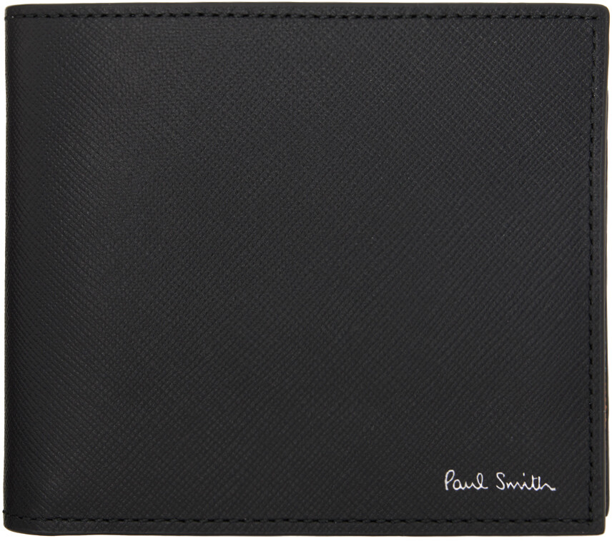 Черный кошелек с отделкой в виде воздушного шара с внутренней полоской Paul Smith
Черный кошелек с отделкой в виде воздушного шара с внутренней полоской Paul Smith