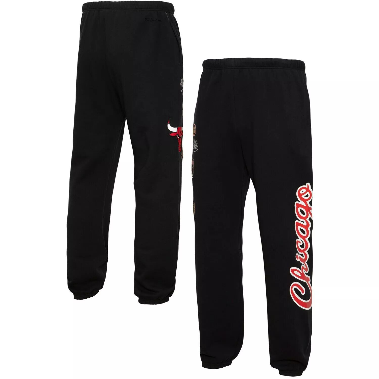 Мужские черные флисовые спортивные штаны Mitchell & Ness Chicago Bulls Champs City
Мужские черные флисовые спортивные штаны Mitchell & Ness Chicago Bulls Champs City