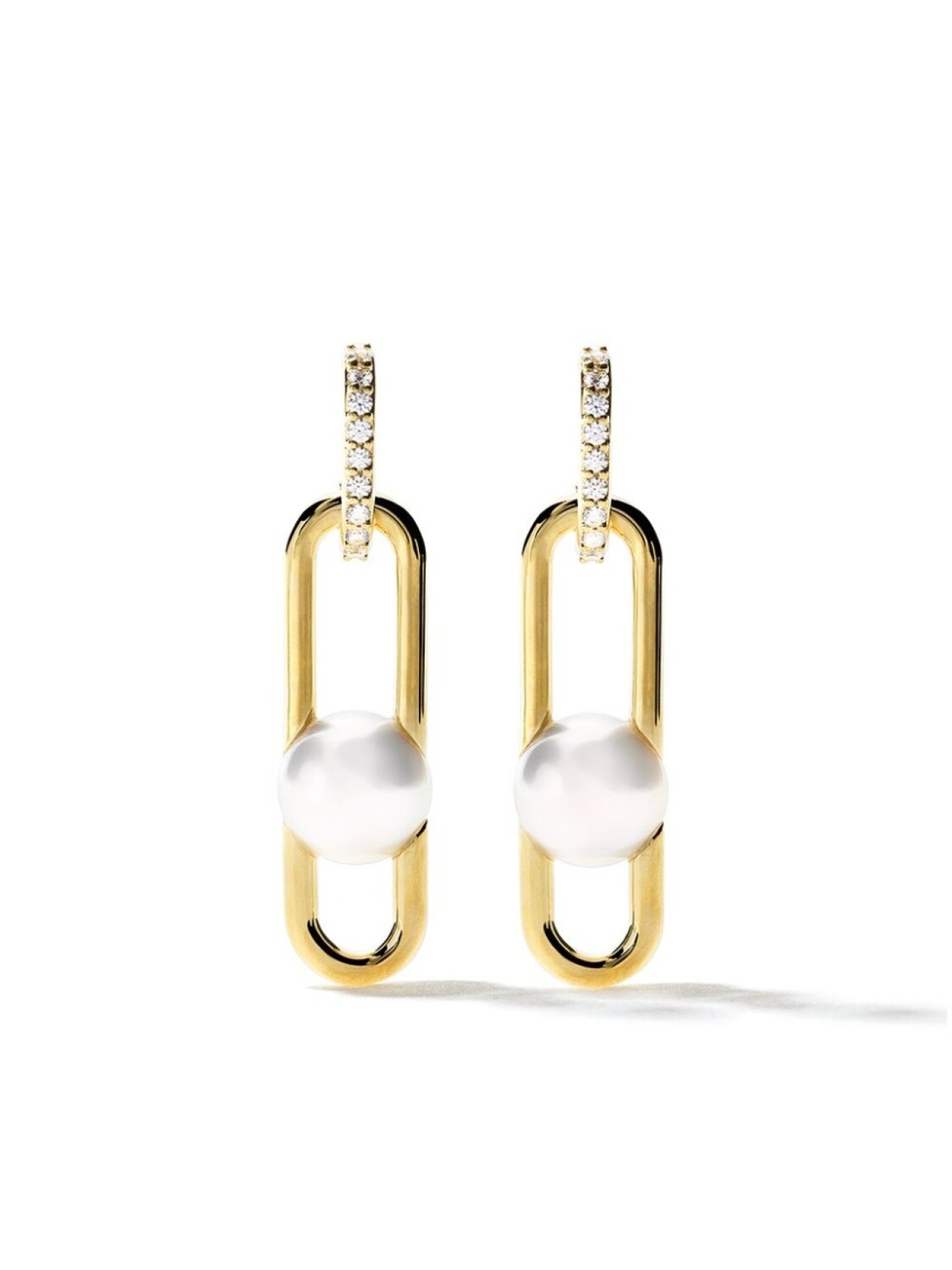 Золотые серьги Fine Links Collection Line с жемчугом и бриллиантами TASAKI, золотой
Золотые серьги Fine Links Collection Line с жемчугом и бриллиантами TASAKI, золотой