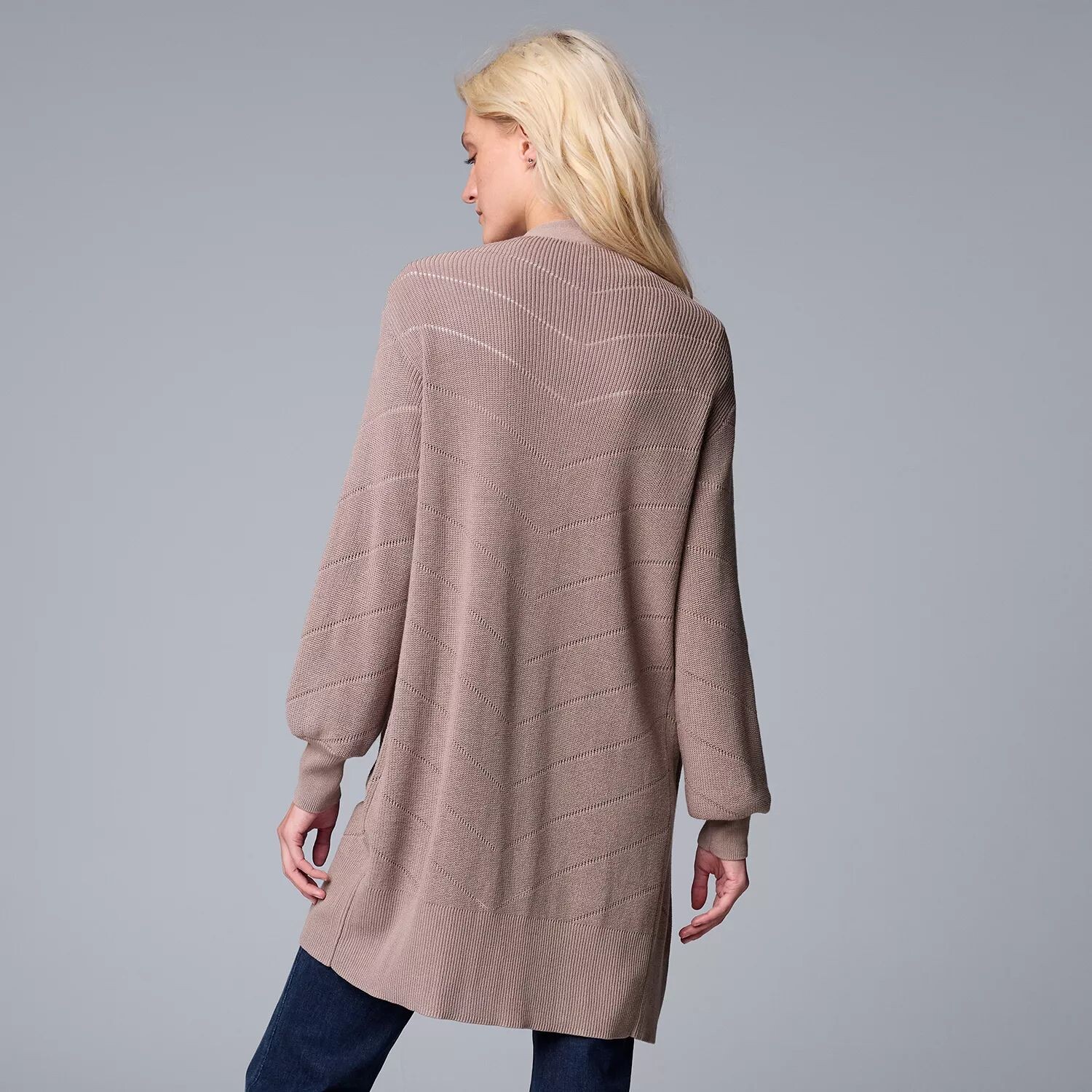 Женский кардиган средней длины Simply Vera Vera Wang Pointelle Simply Vera Vera Wang
Женский кардиган средней длины Simply Vera Vera Wang Pointelle Simply Vera Vera Wang