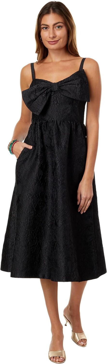 Платье Ellara Jacquard Midi Bow Lilly Pulitzer, цвет Onyx Leaf An Impression Jacquard
Платье Ellara Jacquard Midi Bow Lilly Pulitzer, цвет Onyx Leaf An Impression Jacquard
