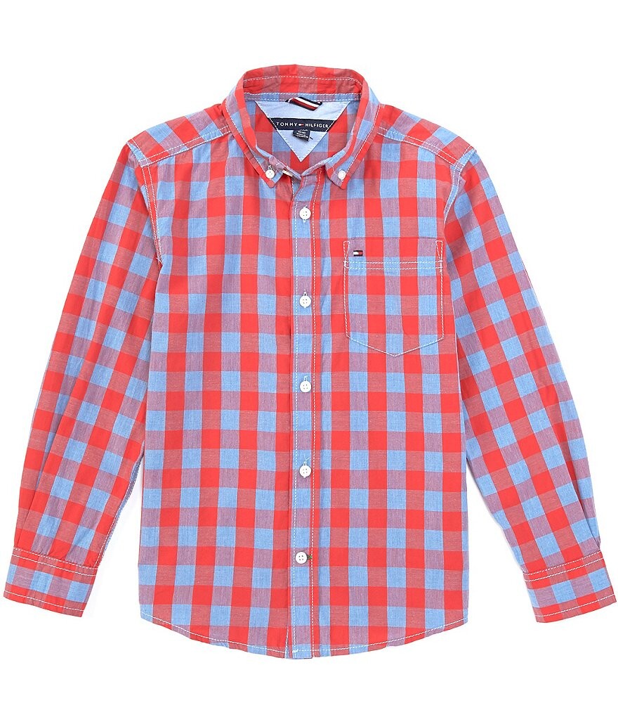 Рубашка в клетку с длинными рукавами и пуговицами Tommy Hilfiger Big Boys 8–20, мультиколор
Рубашка в клетку с длинными рукавами и пуговицами Tommy Hilfiger Big Boys 8–20, мультиколор