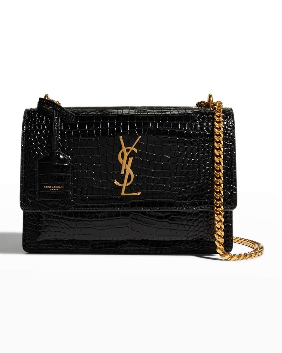 Сумка через плечо Sunset среднего размера с тиснением под крокодила Saint Laurent
Сумка через плечо Sunset среднего размера с тиснением под крокодила Saint Laurent