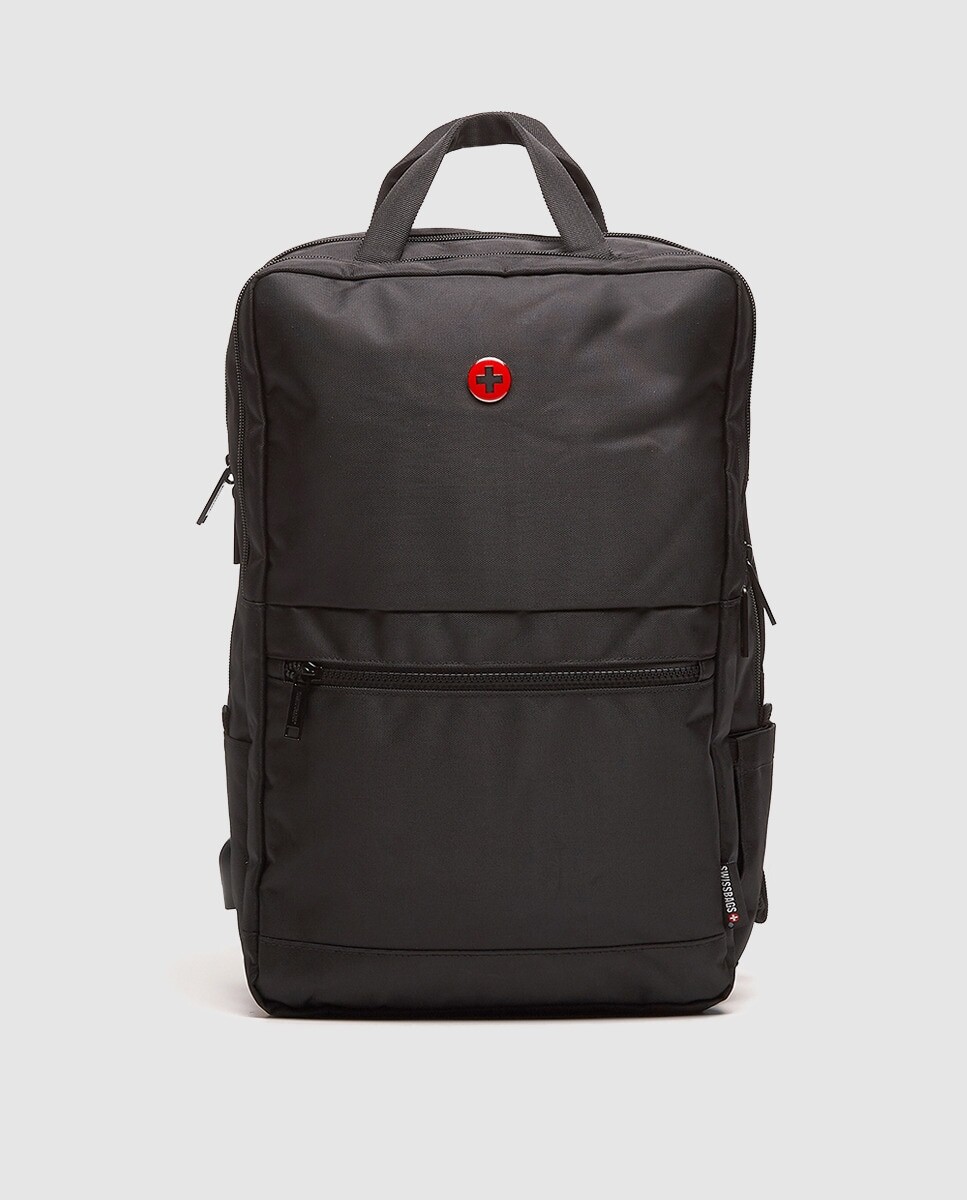 Большой унисекс рюкзак для ноутбука Swissbags с защитой от кражи из черного полиэстера высокой плотности с отделом RFID Swissbags, черный
Большой унисекс рюкзак для ноутбука Swissbags с защитой от кражи из черного полиэстера высокой плотности с отделом RFID Swissbags, черный