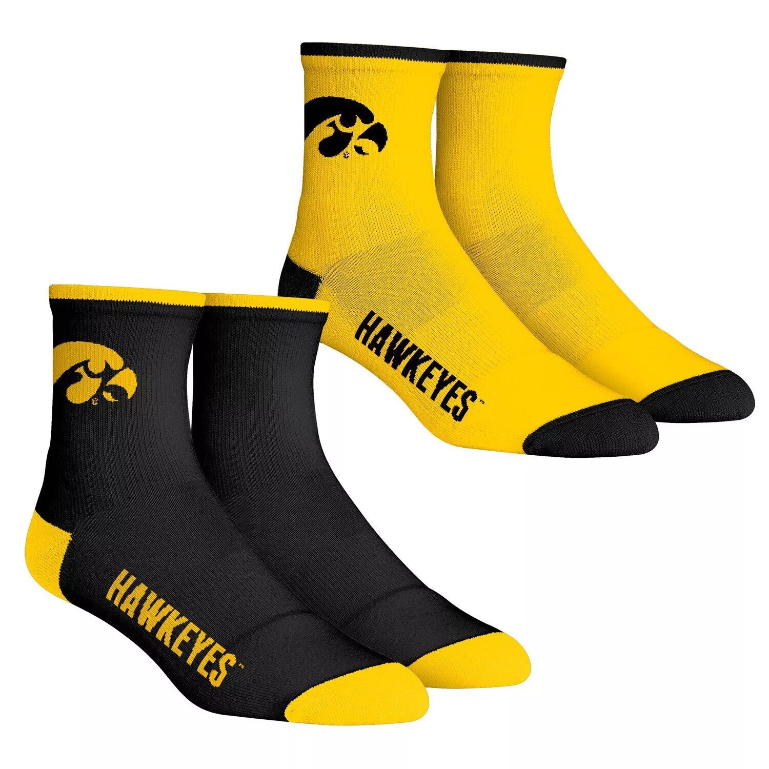 Мужские носки Rock Em Iowa Hawkeyes Core Team, комплект из 2 носков длиной четверть длины
Мужские носки Rock Em Iowa Hawkeyes Core Team, комплект из 2 носков длиной четверть длины