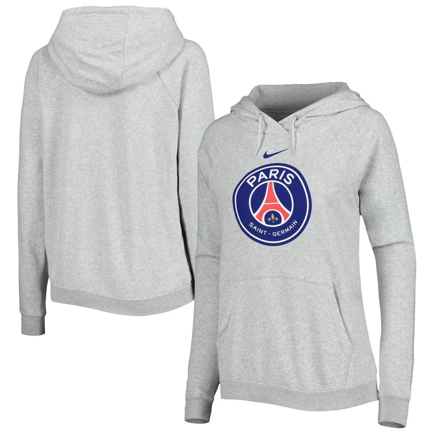 Женский пуловер с капюшоном Nike Heather Grey Paris Saint-Germain Varsity Raglan Tri-Blend Nike
Женский пуловер с капюшоном Nike Heather Grey Paris Saint-Germain Varsity Raglan Tri-Blend Nike